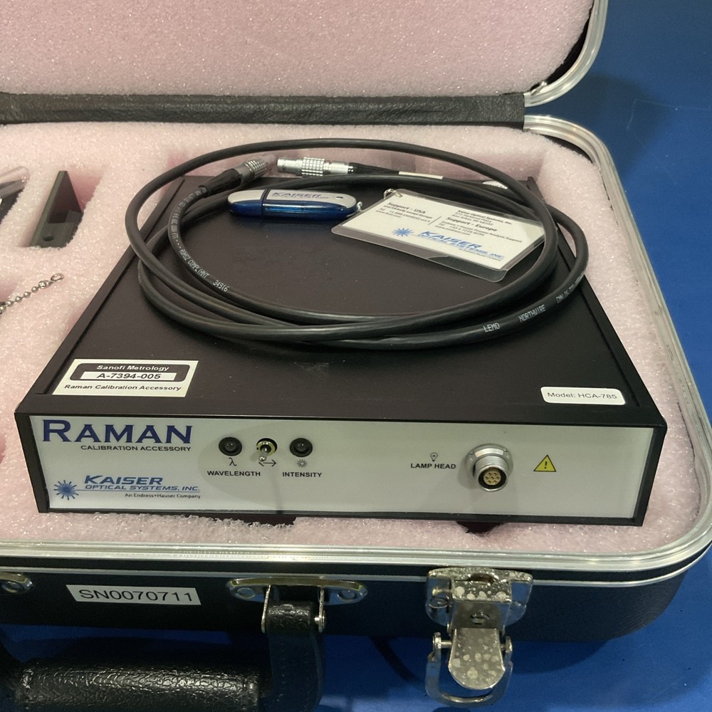 Kaiser RAMAN HCA785 Spectrometer Microscope Calibration Accessory With Extras!
