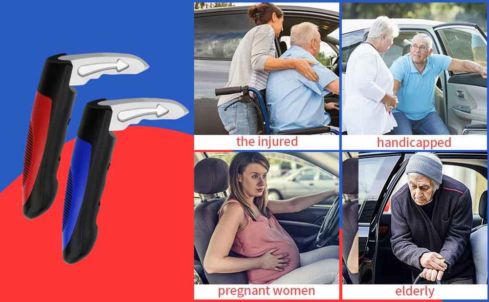 Car Mobility Assist Handle Auto Cane Door Support for Elderly & Disabled Drivers