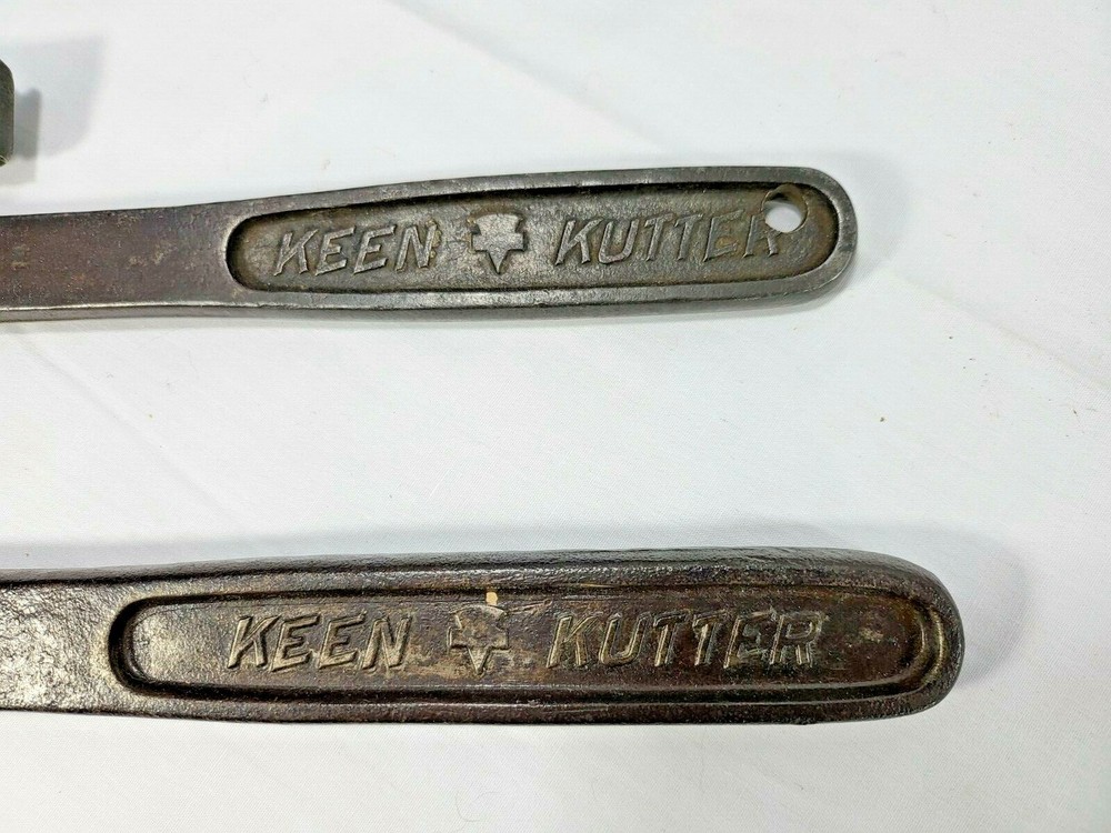 KEEN KUTTER Pipe Wrenches - 18 in. & 14 in. - Rare