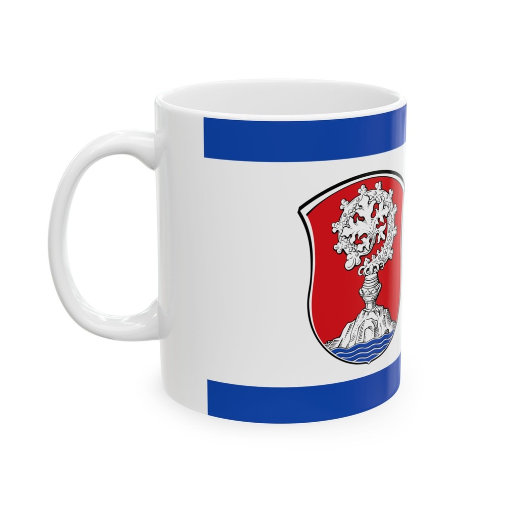 Flagge Abtsteinach (Germany) White Coffee Mug