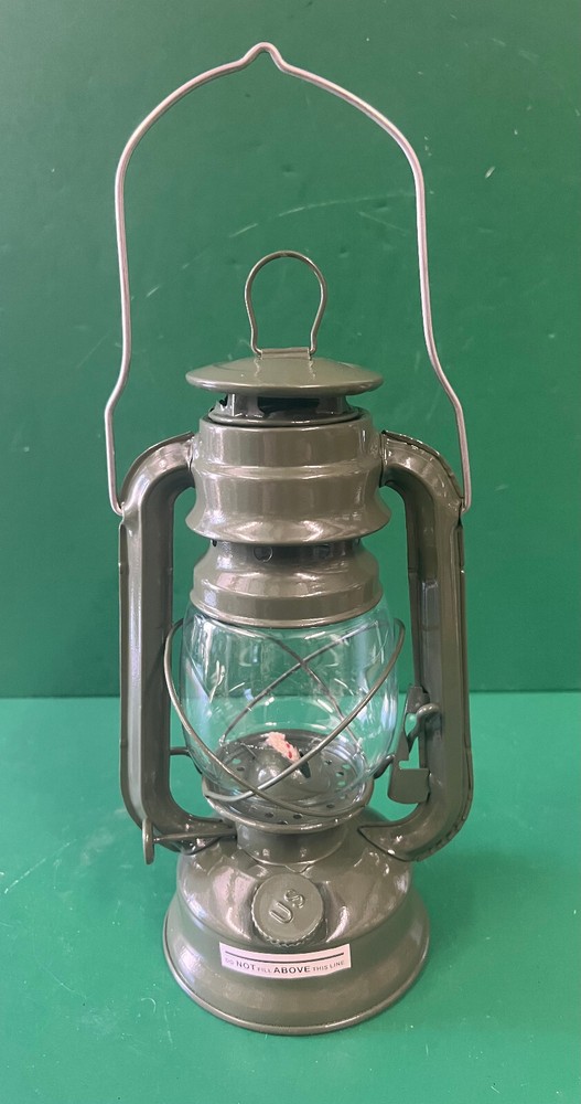 GERMAN OD COLORED FIELD LANTERN