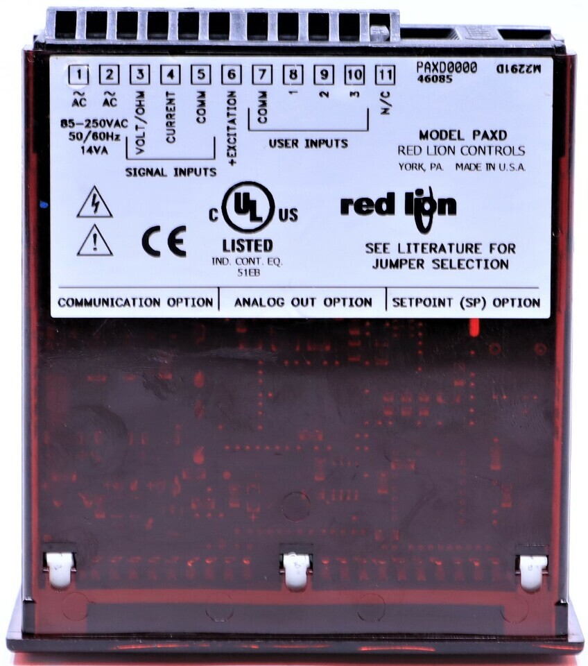 RED LION PAXD PAXD0000 COUNTER PANEL METER
