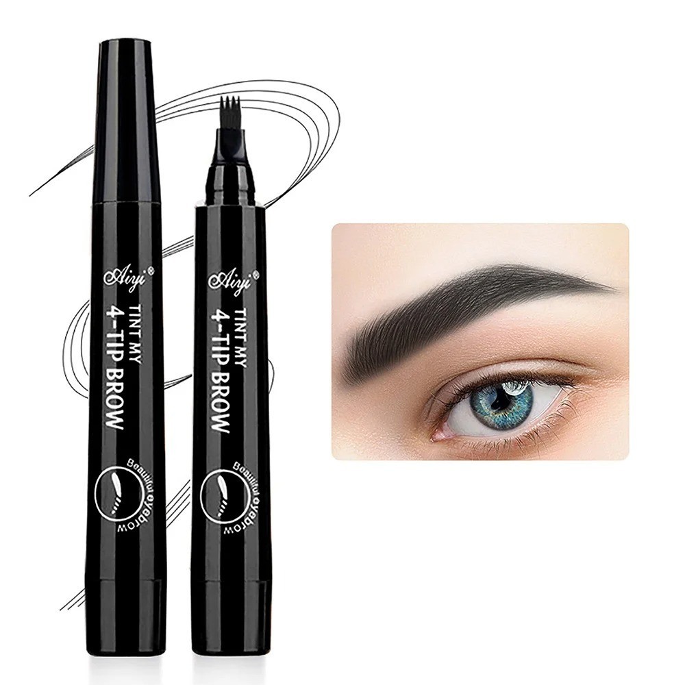 5PCS Microblading Brow Pen 3D Fork Tip Waterproof Eyebrow Tattoo Set