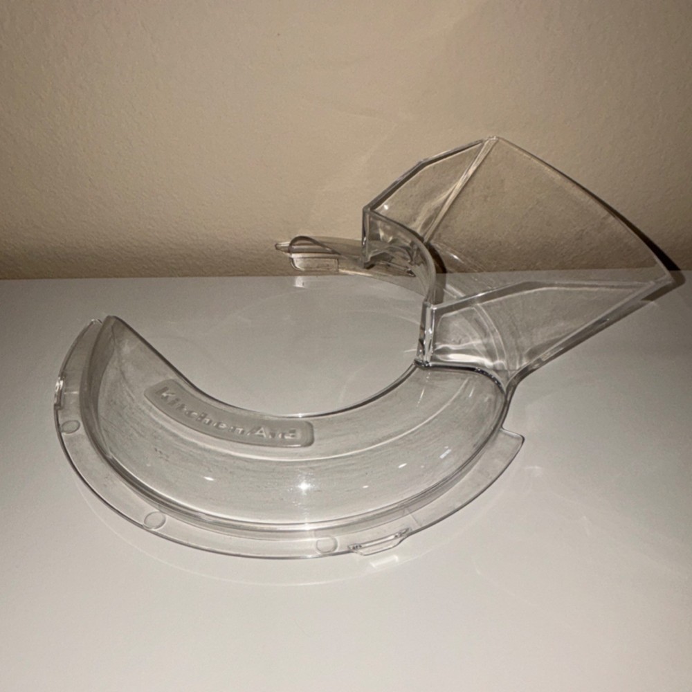 KitchenAid Clear Plastic Replacement Pouring Shield Lightweight for Mixer