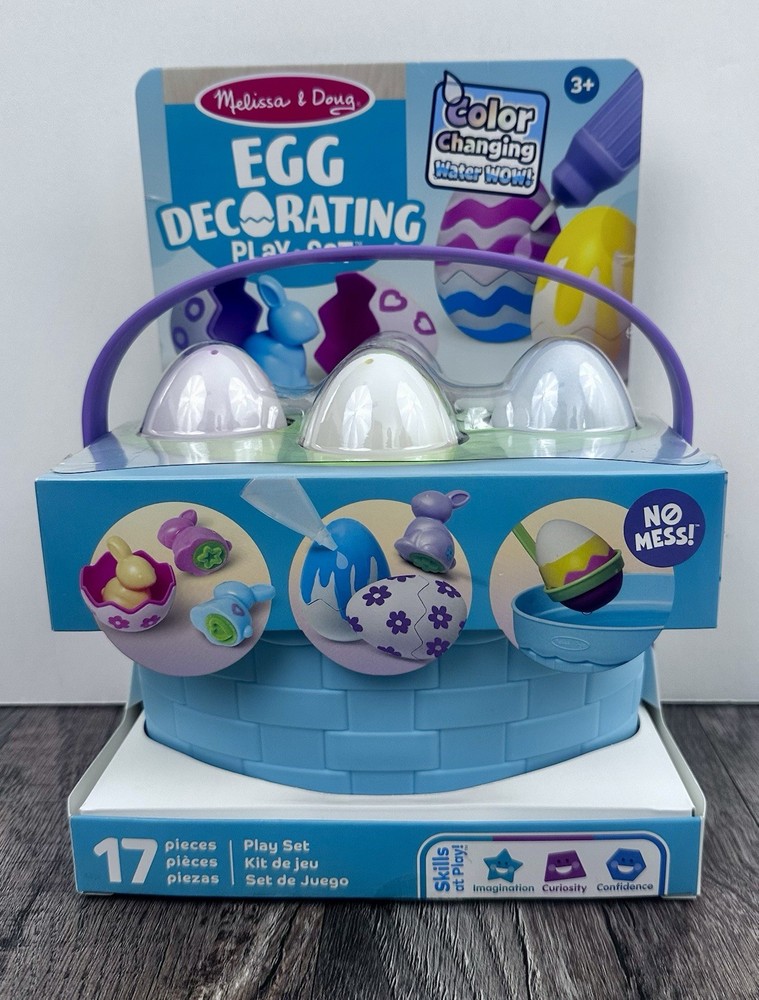Melissa & Doug Water Wow Egg Decorating Play Set Reusable Mess Free Easter NEW
