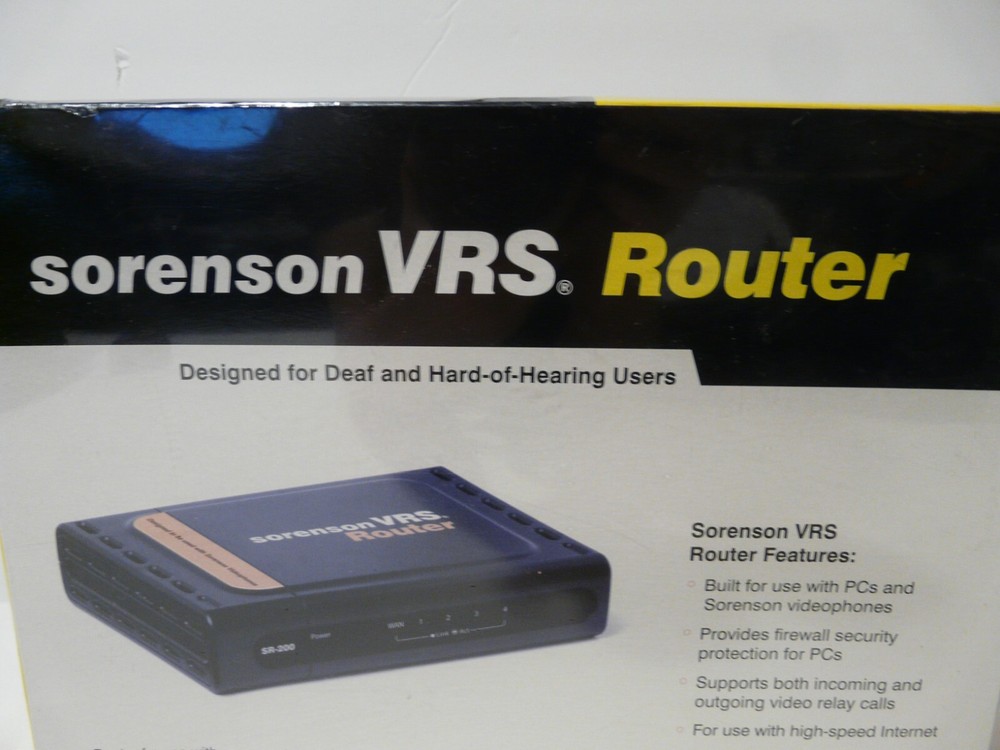 Sorenson VRS Router SR-200 New in package