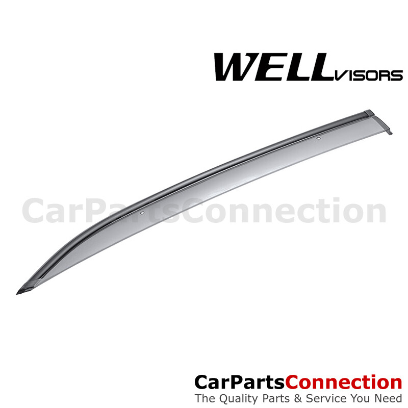 WellVisors Window Visors 2010-2016 MB E-Class Sedan W212 Sun Visor Deflectors