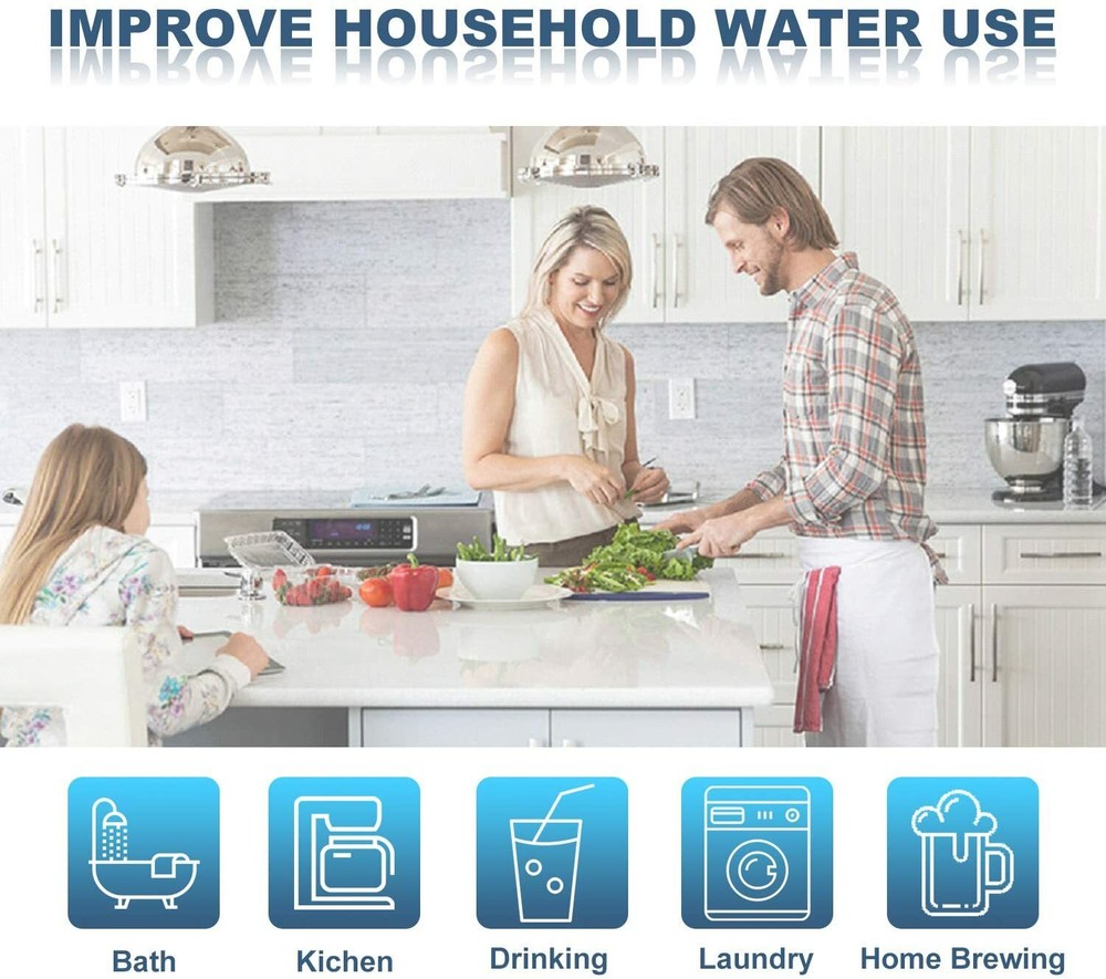 1-25PK Sediment Whole House Water Filter Cartridges - 20"x2.5" 1/5/10/20 Micron