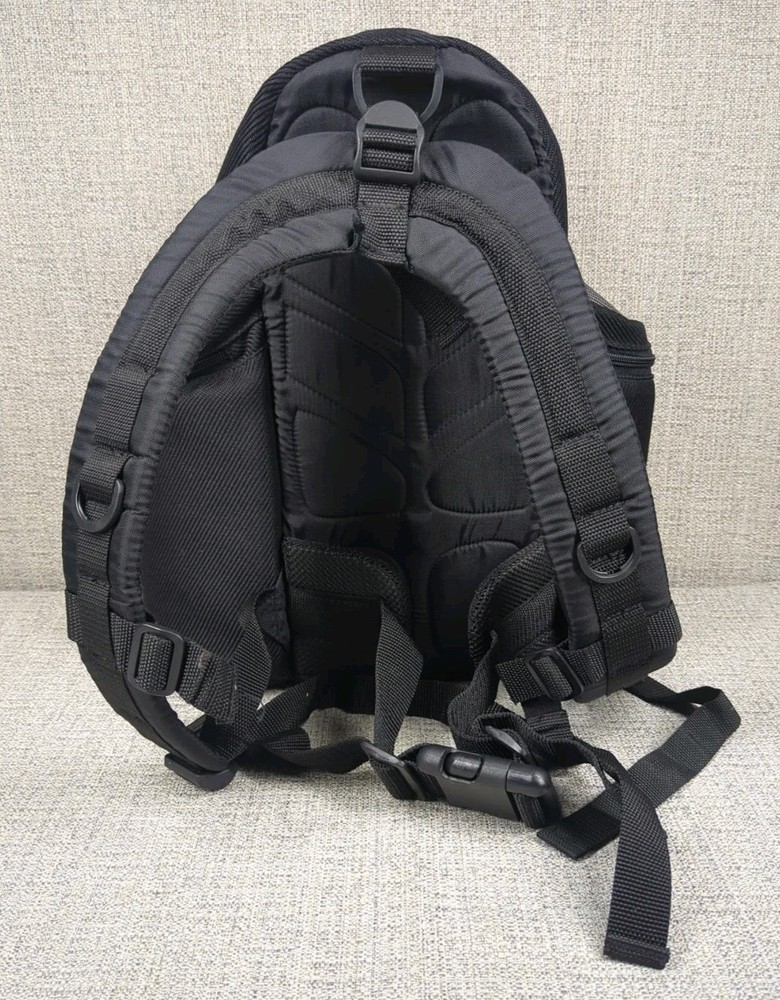 SWIX Backpack Small Bag Black Red 16" x 14"