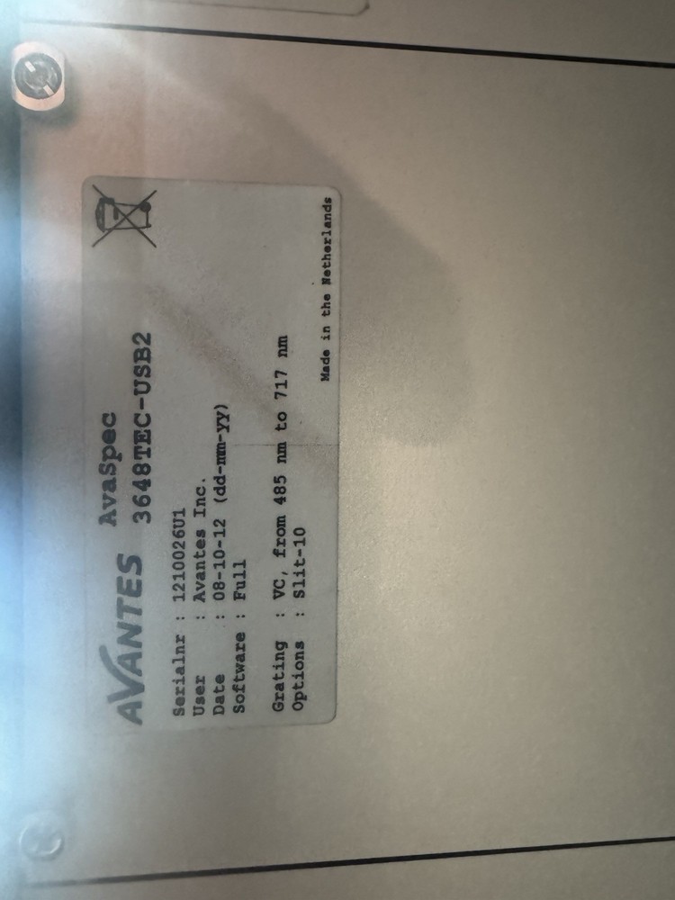 Avantes Avaspec 3648TEC-usb2