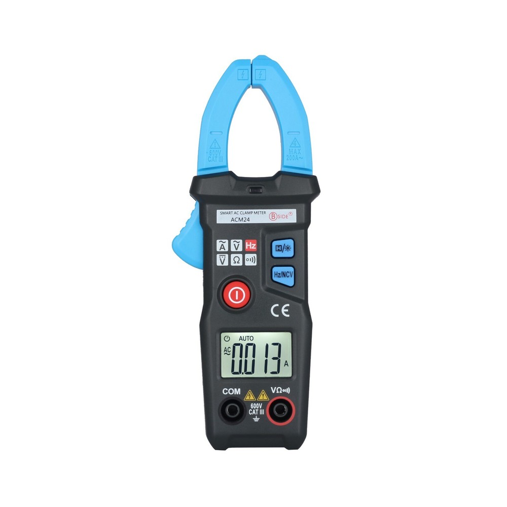 BSIDE ACM24 Smart AC Digital Clamp Meter 6000 Counts with Frequency USA