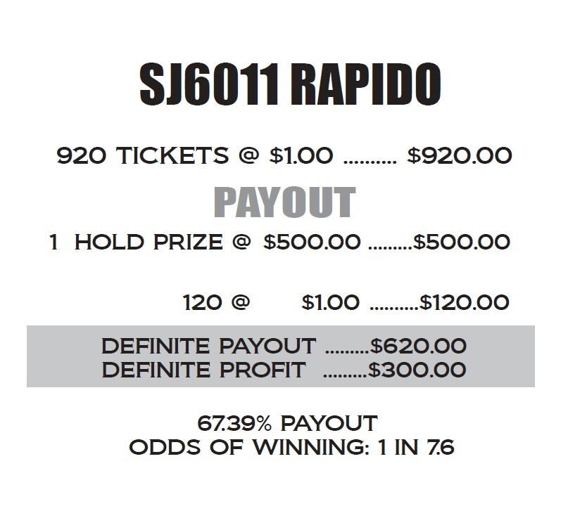 NEW pull tickets RAPIDO! - Seal Card Tabs