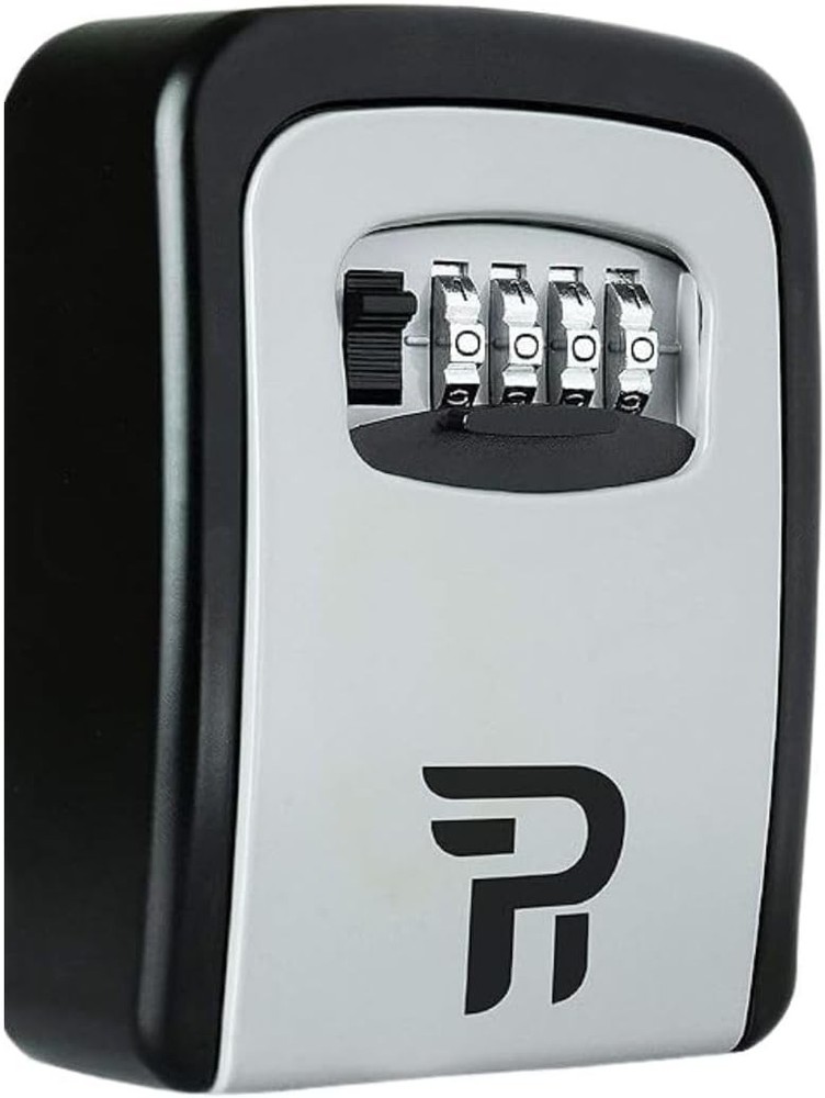 Key Lock Box for Outside – Large Outdoor Lockbox for Keys with Code, 4-Digit ...