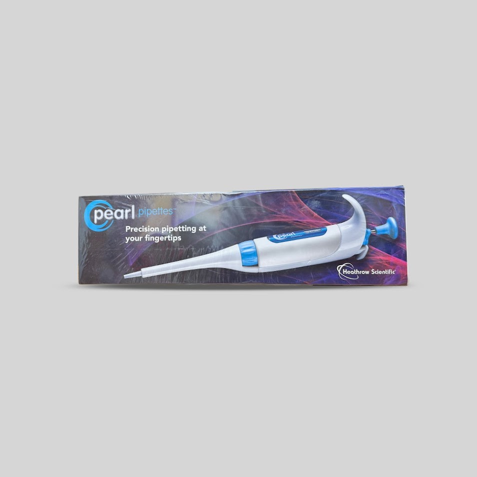Heathrow Scientific Pearl Adjustable Pipette, 1000 µL Range, Model HS120104