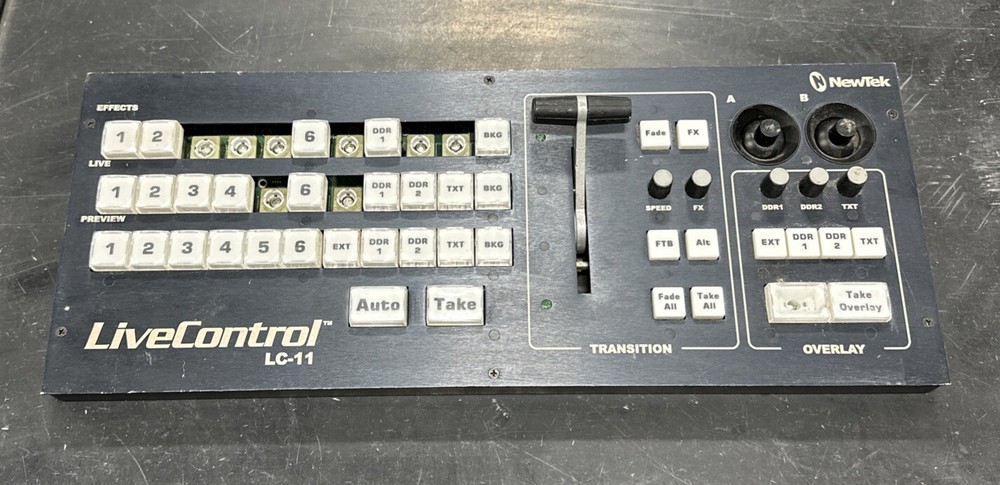 NewTek LiveControl Tri-Caster Controller Keyboard LC-11  - Parts Only
