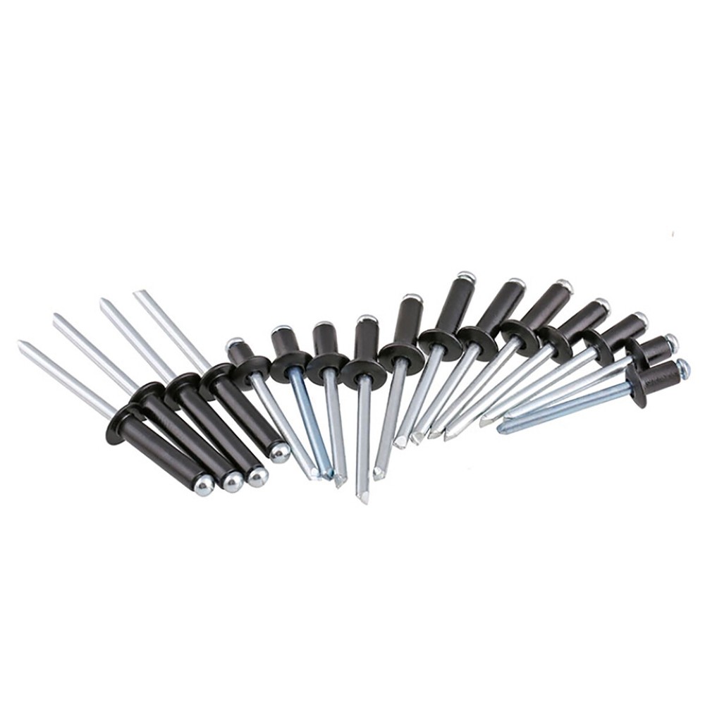Aluminum Dome Head Blind Rivets M2.4 M3.2 M4 M5 Black Open Pull Pop Rivets