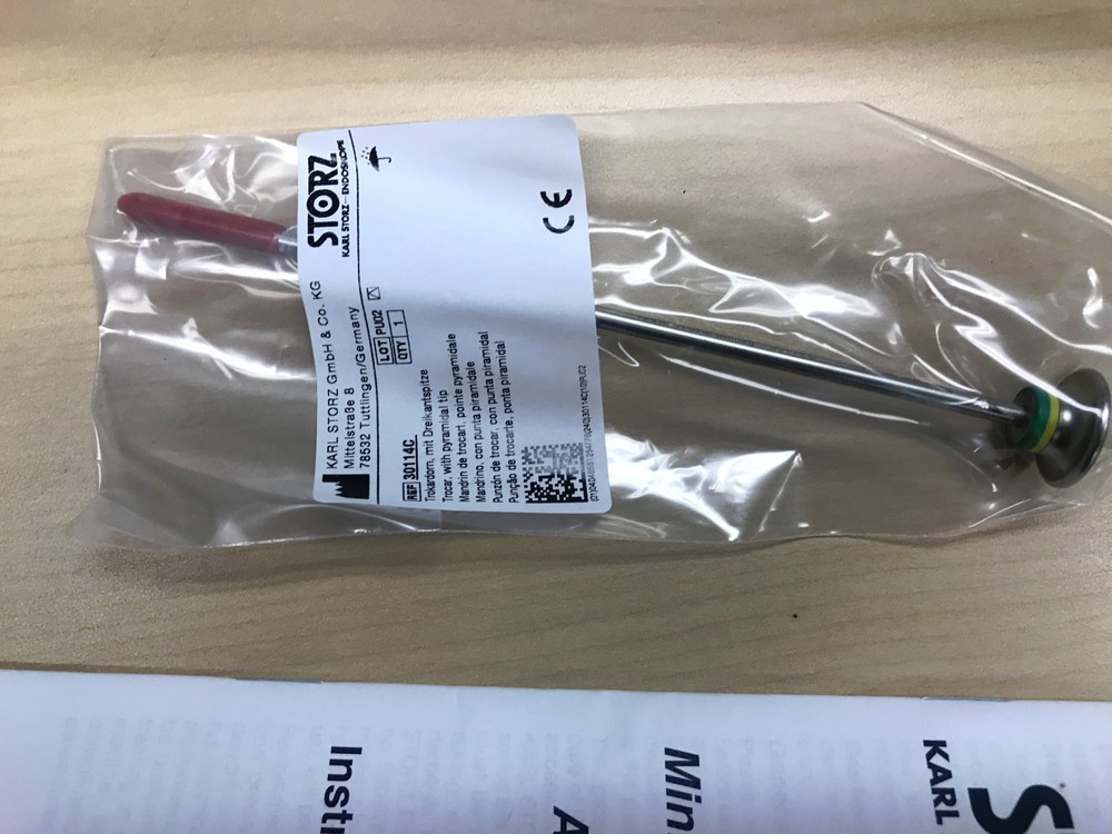 30114C Karl Storz Trocar with Pyramidal Tip