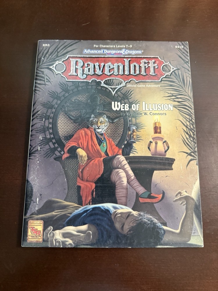 AD&D TSR Ravenloft “Web Of Illusion”