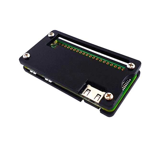 Black Raspberry Pi Acrylic Zero Case Shell Acrylic Case Protection Black Box CA