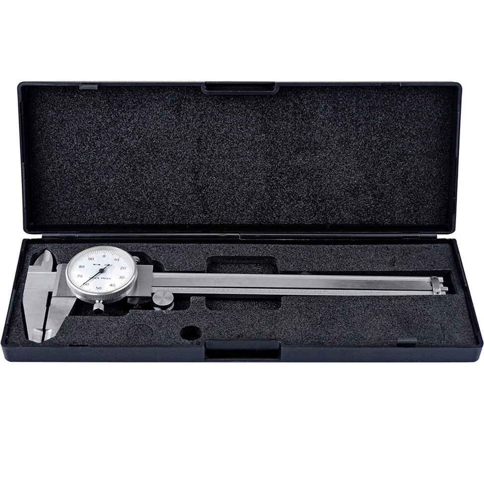 Jewelers’ 4-Way Measuring Shockproof Dial Caliper: Internal External Depth Step