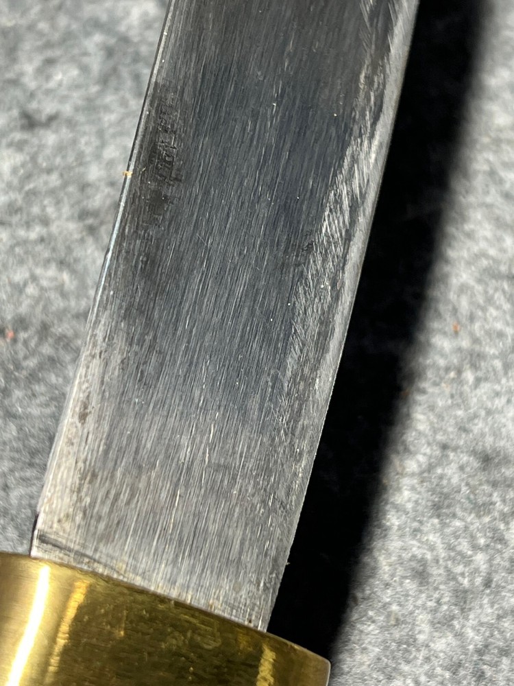 Antique Handmade Knife and Leather Sheath