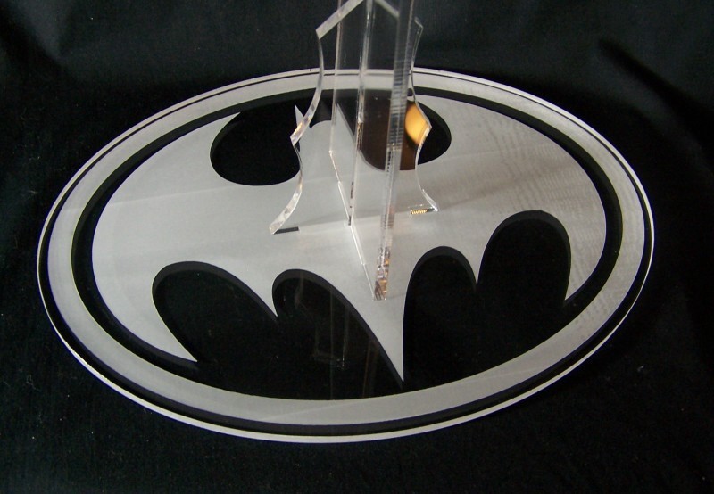 acrylic display stand for Batman Returns cowl various heights available