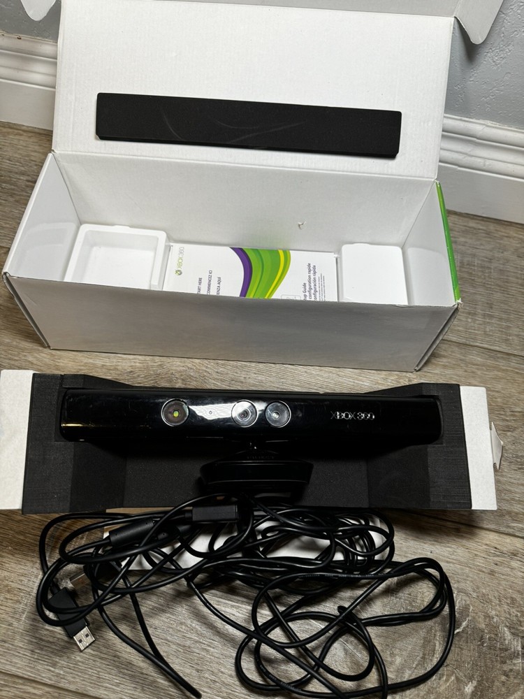 Official Microsoft Xbox 360 Kinect Motion Sensor Bar - TESTED WORKING w/o Game