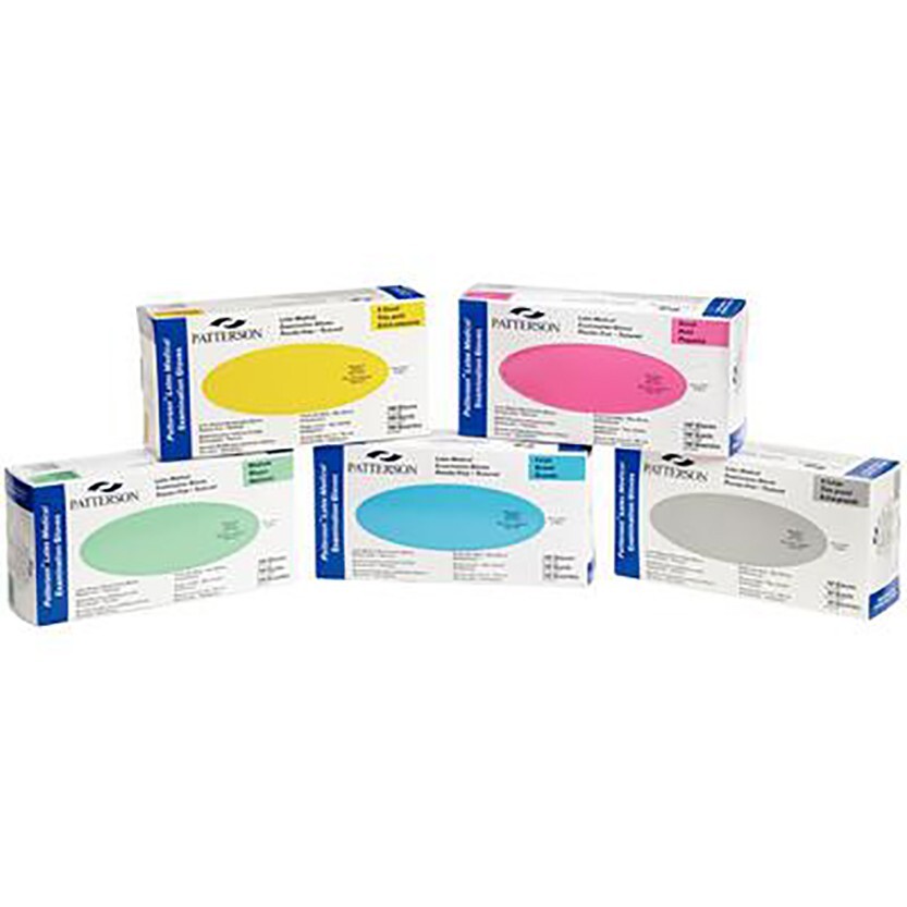 Patterson 088-4437  Nitrile Exam Gloves 100 Box Medium