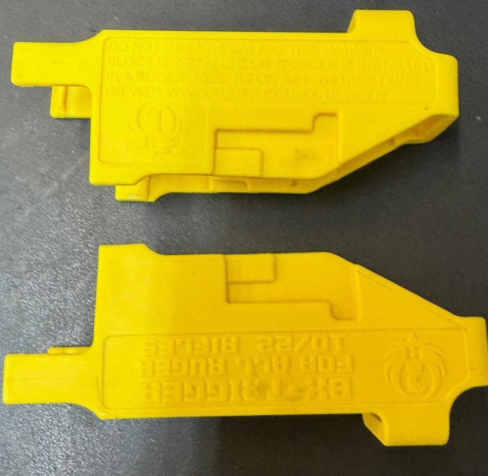 Ruger® BX-Trigger Hammer Block trigger guard group fits 10/22® & charger 2 pack