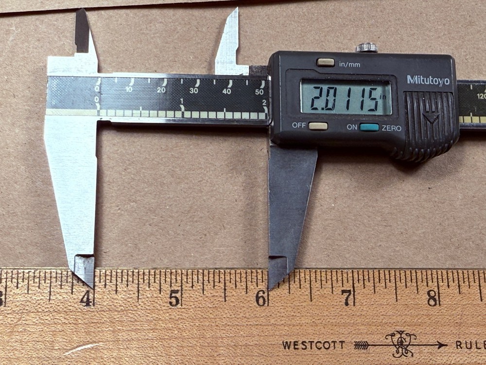 In Box - Mitutoyo 8" Digimatic Absolute Caliper 500-134 Model CD-8B w/ Case