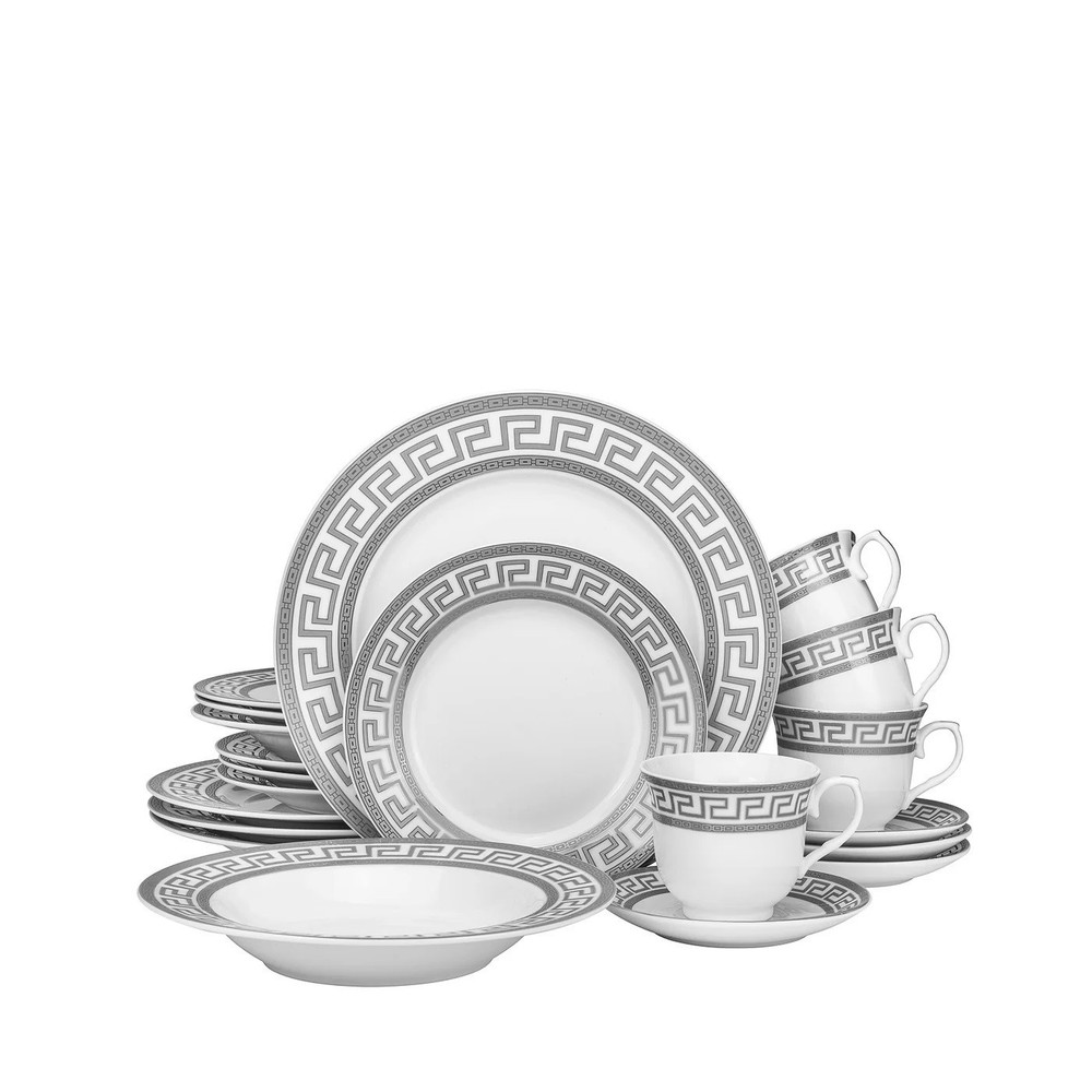 GP1347-20P, 20 PCs Fine Porcelain Dinnerware Set, Tableware Set