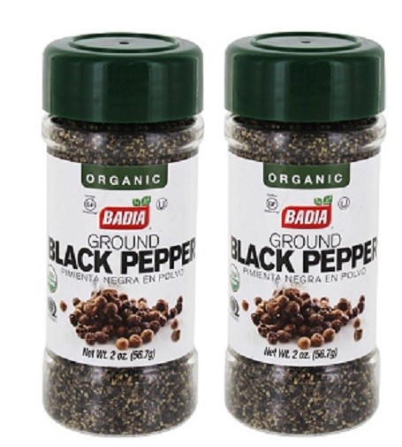 Badia Organic Ground Black Pepper 2 Pack