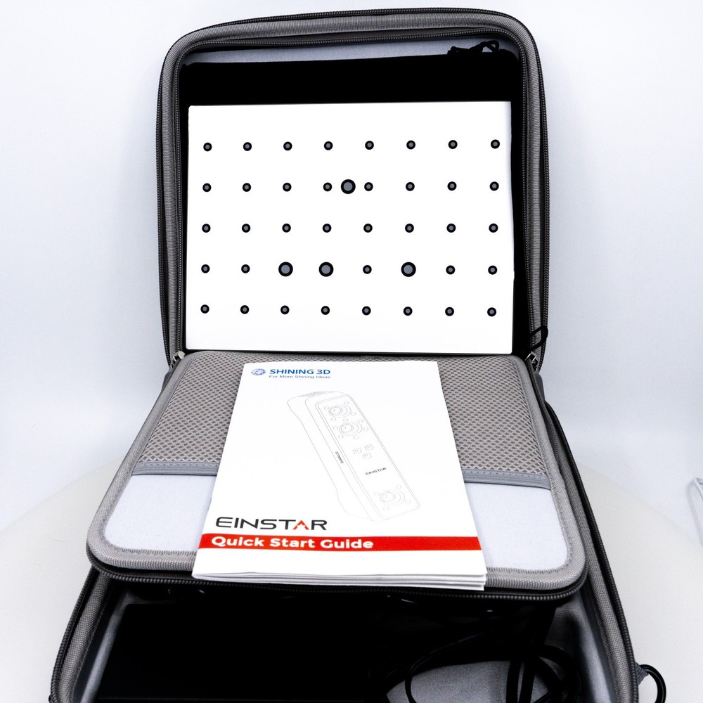 Shining3D Einstar Handheld 3D Scanner IR VCSEL 0.1mm Case Cables Tested