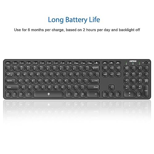 Universal Backlit 7-Colors & Adjustable Brightness Multi-Device Full Size