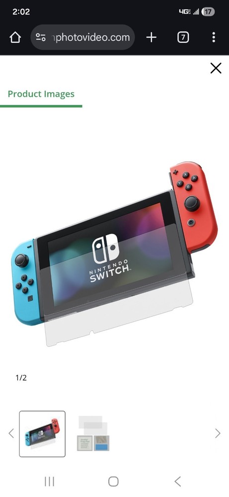 Nintendo Switch     2-Pack Spieltek Tempered Glass Screen Protector