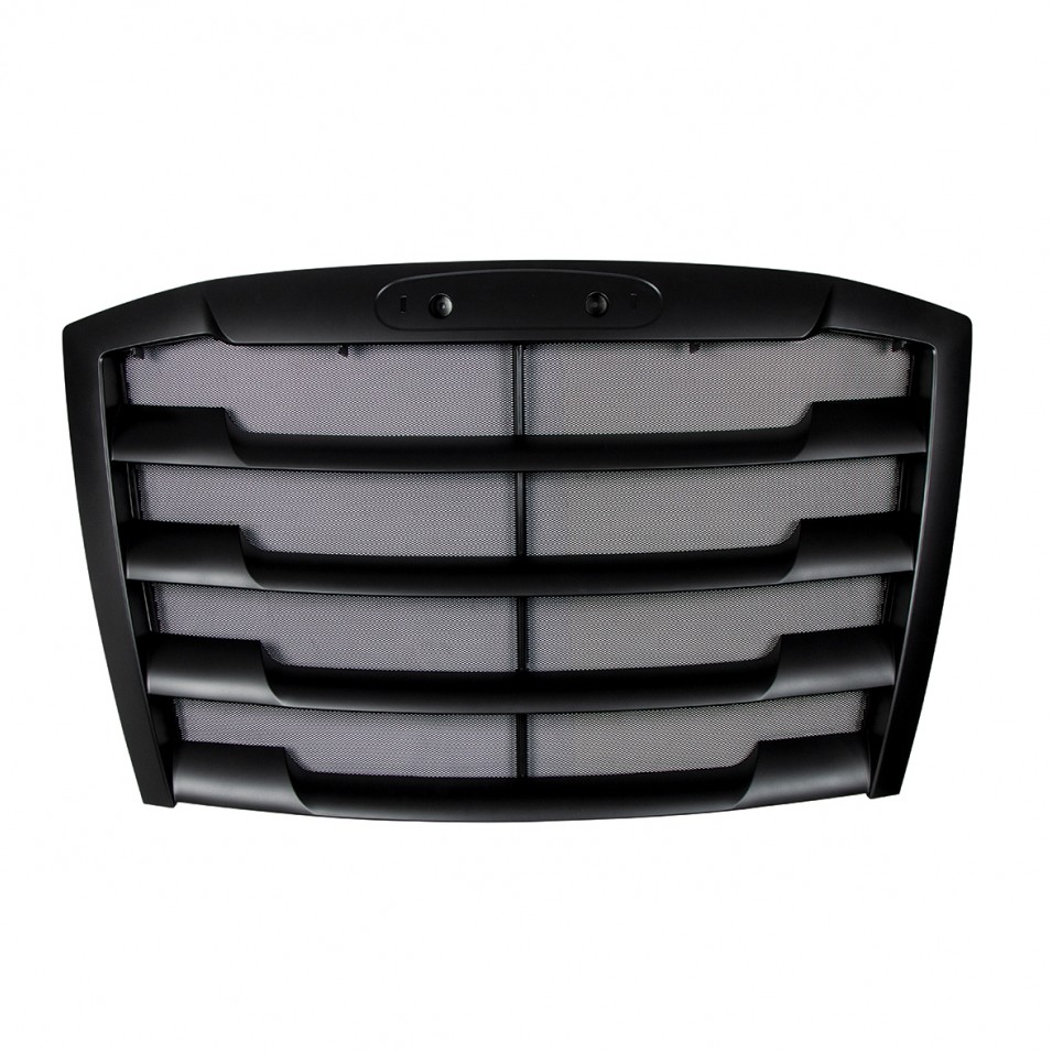 Freightliner Cascadia Black Grill with Bug Screen