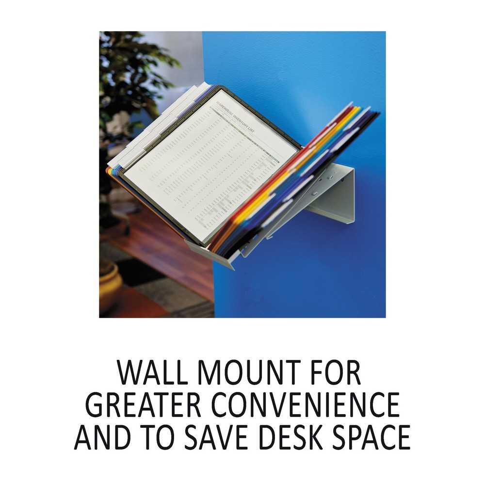 Durable VARIO 40 Pocket Desktop Reference System - Letter Size 20 Double-Side...