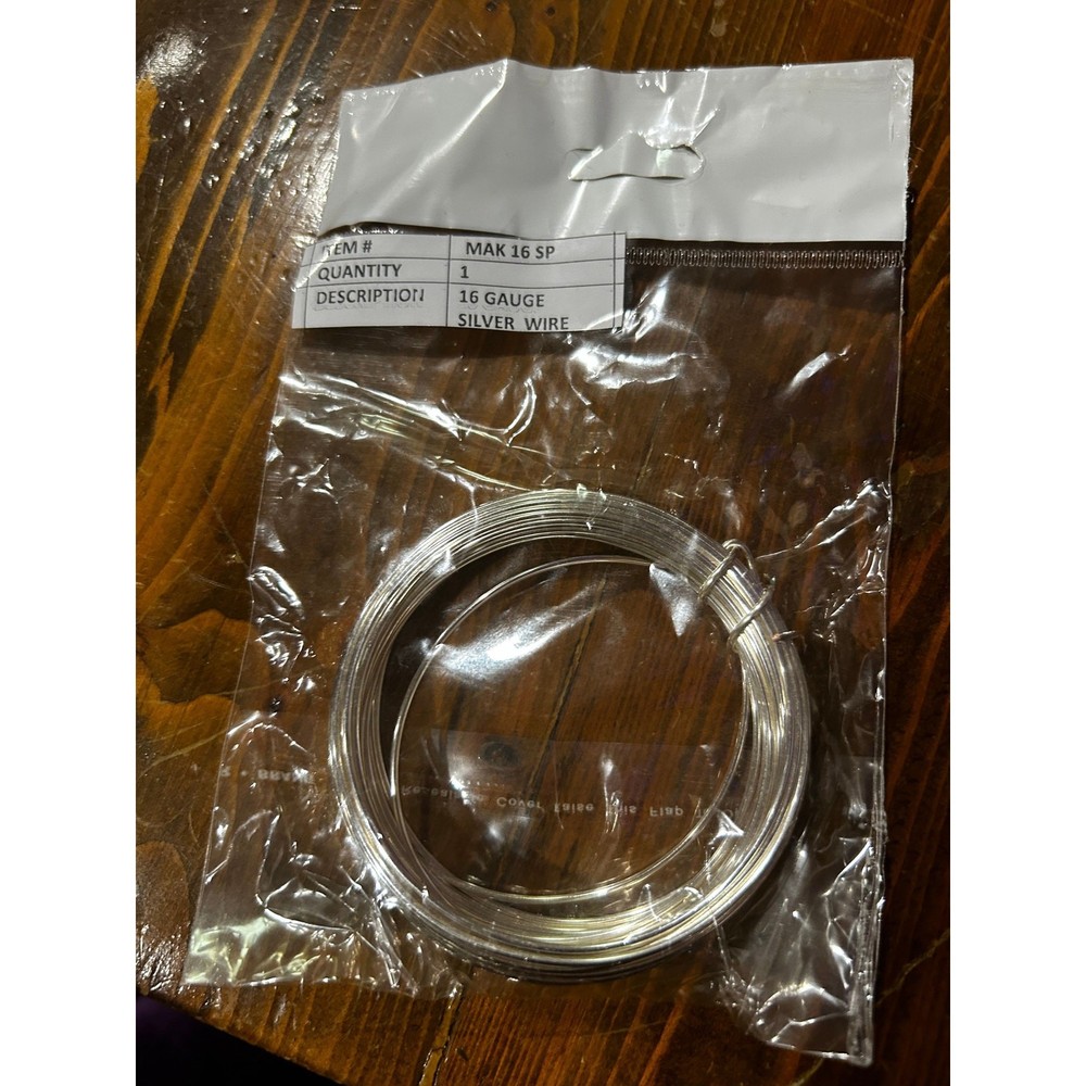 16 Gauge Silver Tone Wire