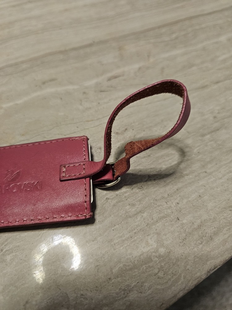 SWAROVSKI LUGGAGE TAG Pink