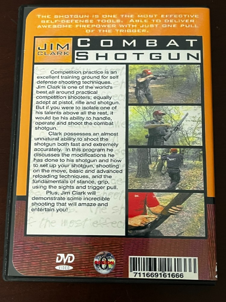 Rare DVD Jim Clark Combat Shotgun Techniques