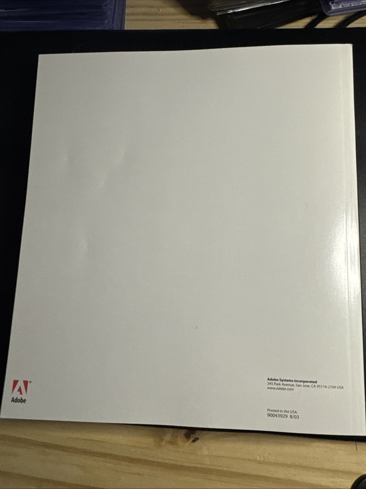 2003 Adobe Illustrator CS PC WINDOWS Original Box w/ Serial Number NO CD