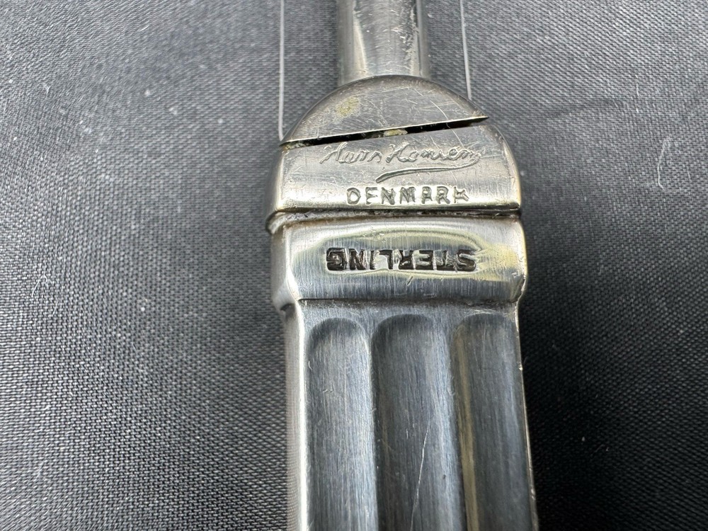Hans Hansen Sterling Silver Handle Cheese slicer, Denmark