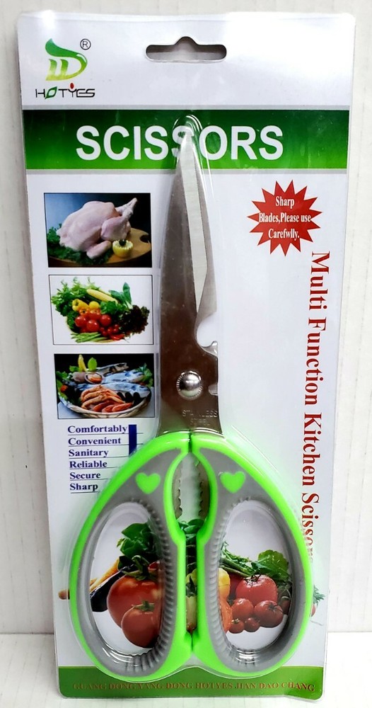 Multi Function Kitchen Scissors Sharp Blade Cooking Bottle Opener Scraper Nuts