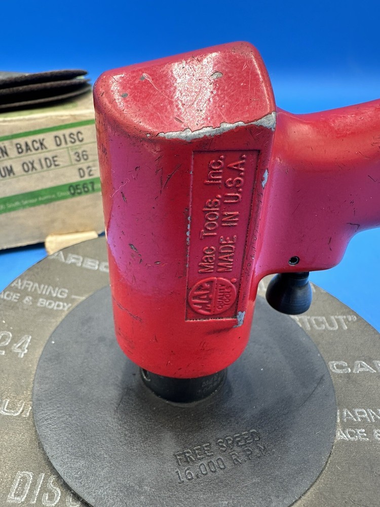 MAC Tools Air Sander 16,000 RPM W/ Sanding Discs