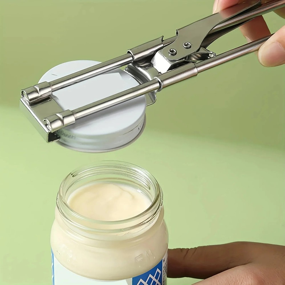 A sturdy and durable kitchen tool suitable for cans and bottles, adjustable