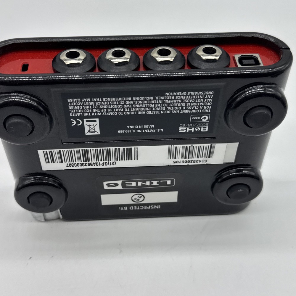 Line 6 Gearbox Toneport DI Interface Silver Plug-in