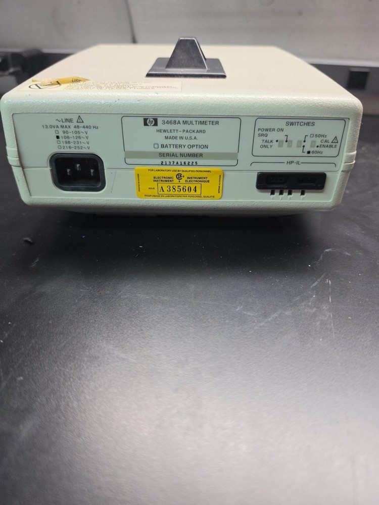 HP HP3468A Multimeter VOLTAGE AMP VOLT