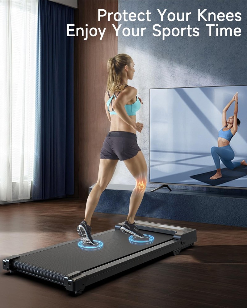 Treadmill Under Desk Mini Portable Motorized Walking Running Machine