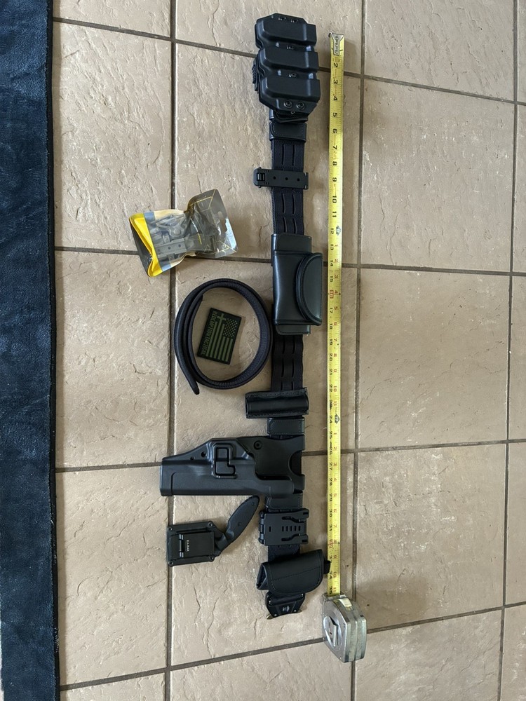 Police/Range Belt With Accessories