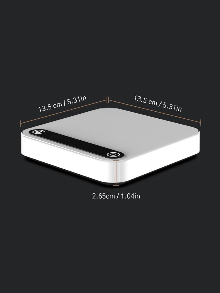 Digital Coffee Scale with Timer & Flow Rate Tracking, 0.1g Precision, 2Kg, Smart